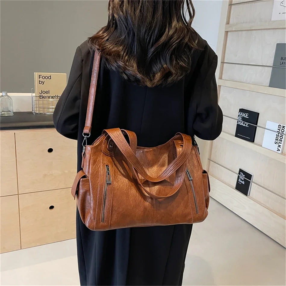 Vintage Sturdy Wear-Resistant Tote Bag