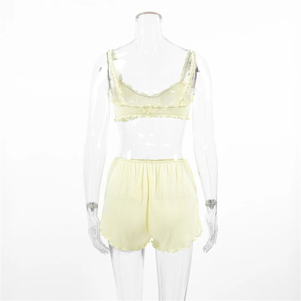 Crop Top Nightie Tank