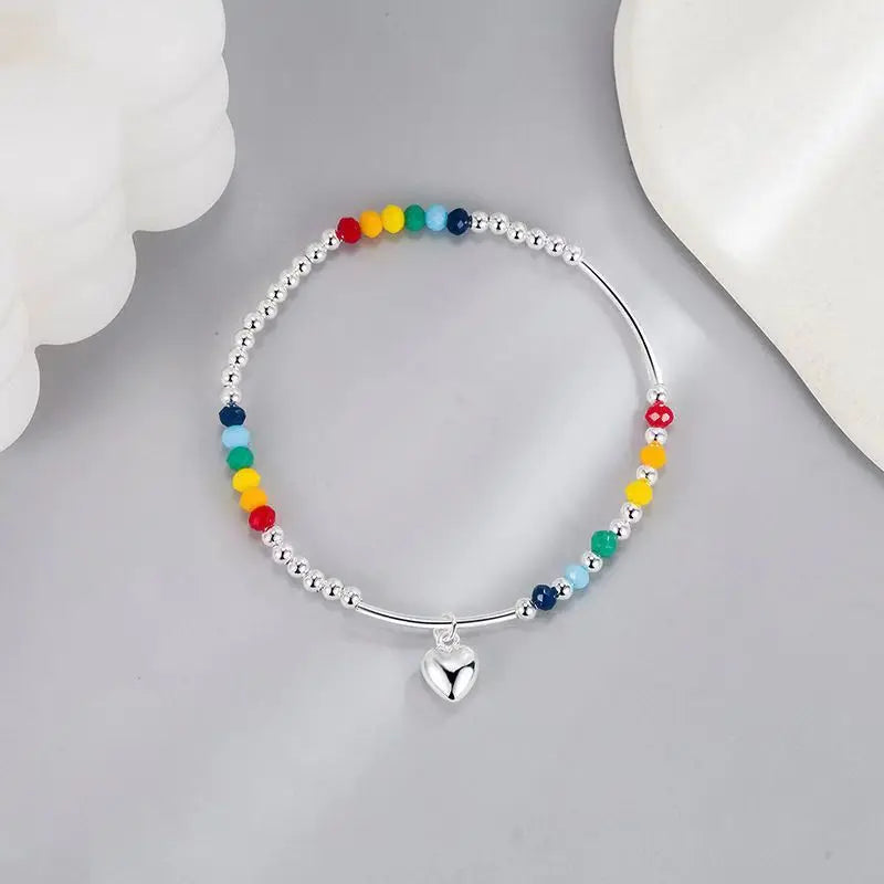 t Sparkling Zircon Flower Bracelet
