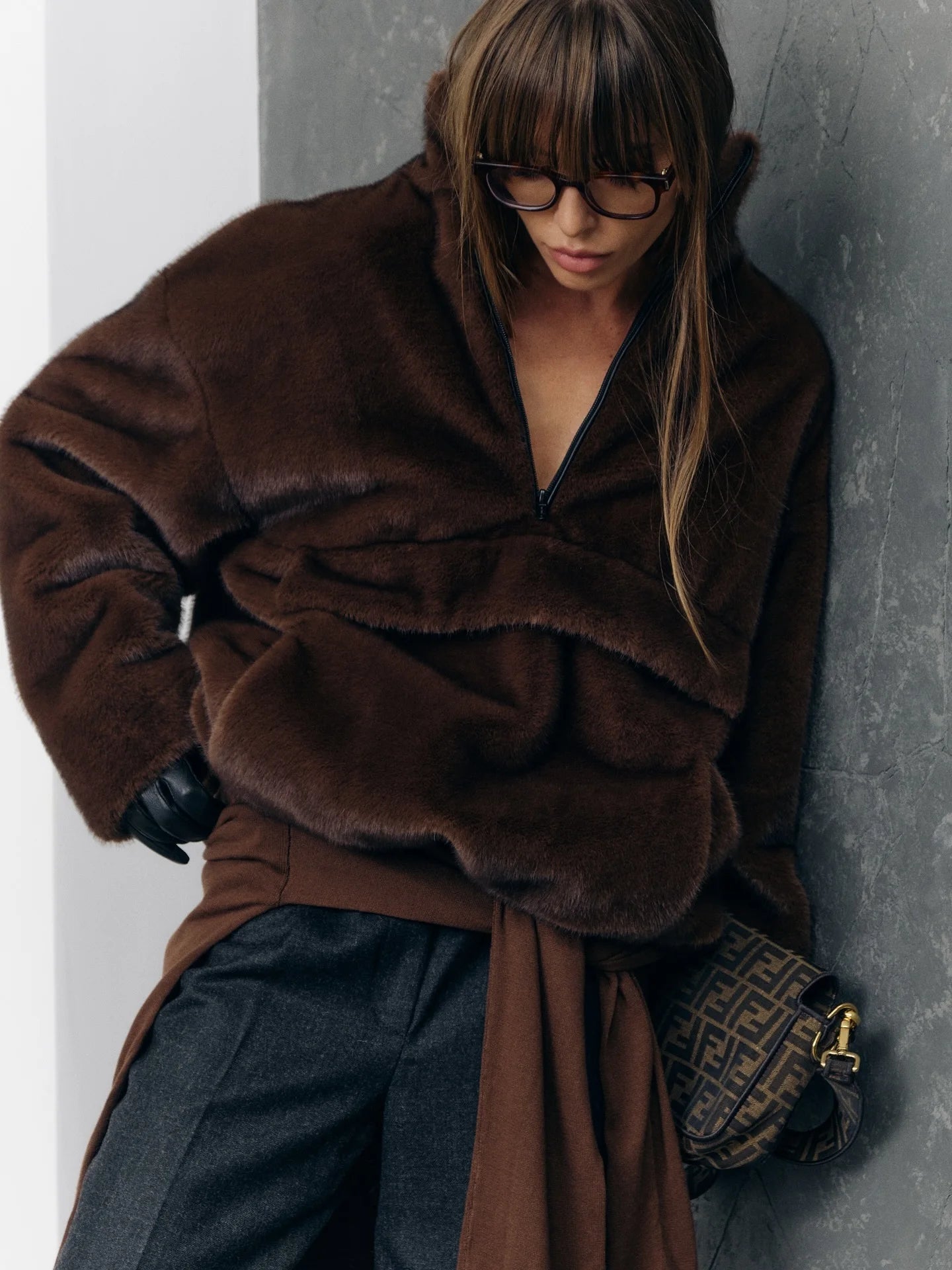 Faux Fur Coat