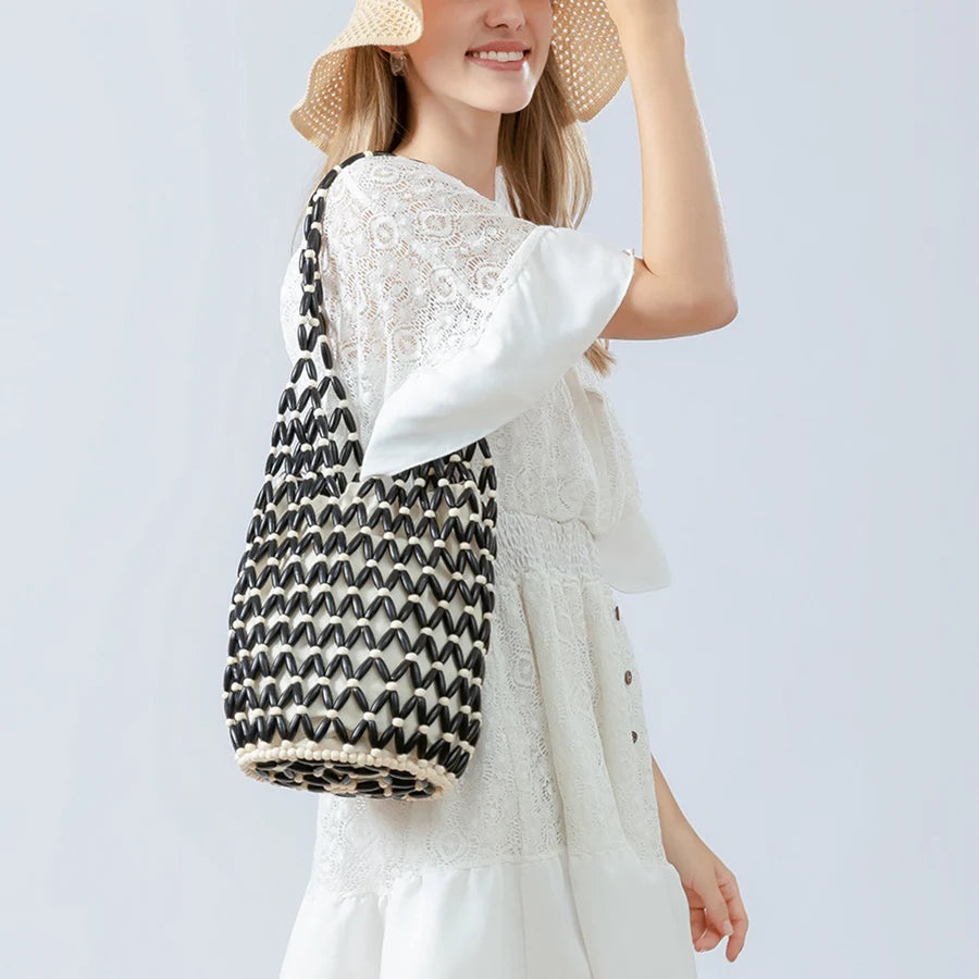 Woven handbag