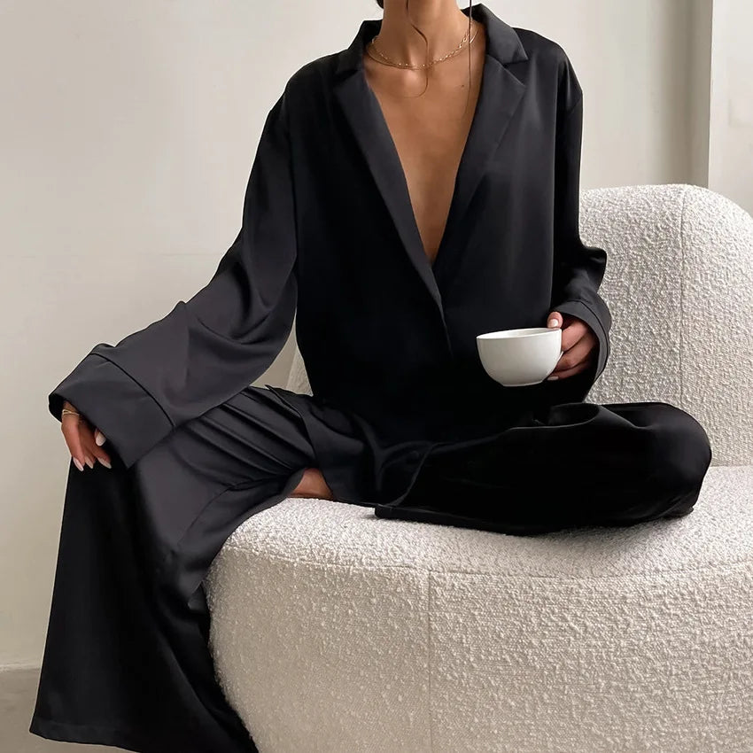 Two Pieces Women Pajama Set