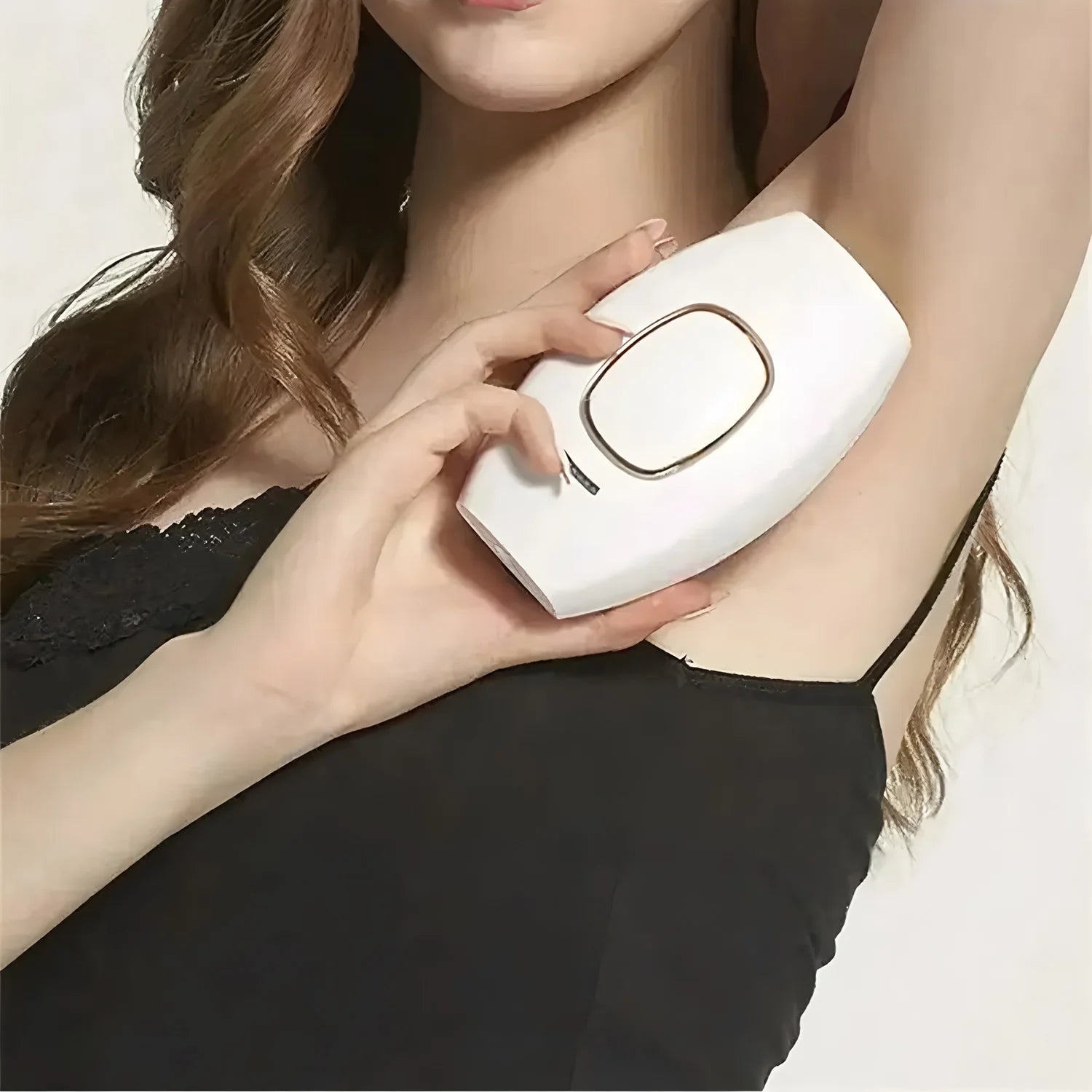 Laser pulse hair removal device painless