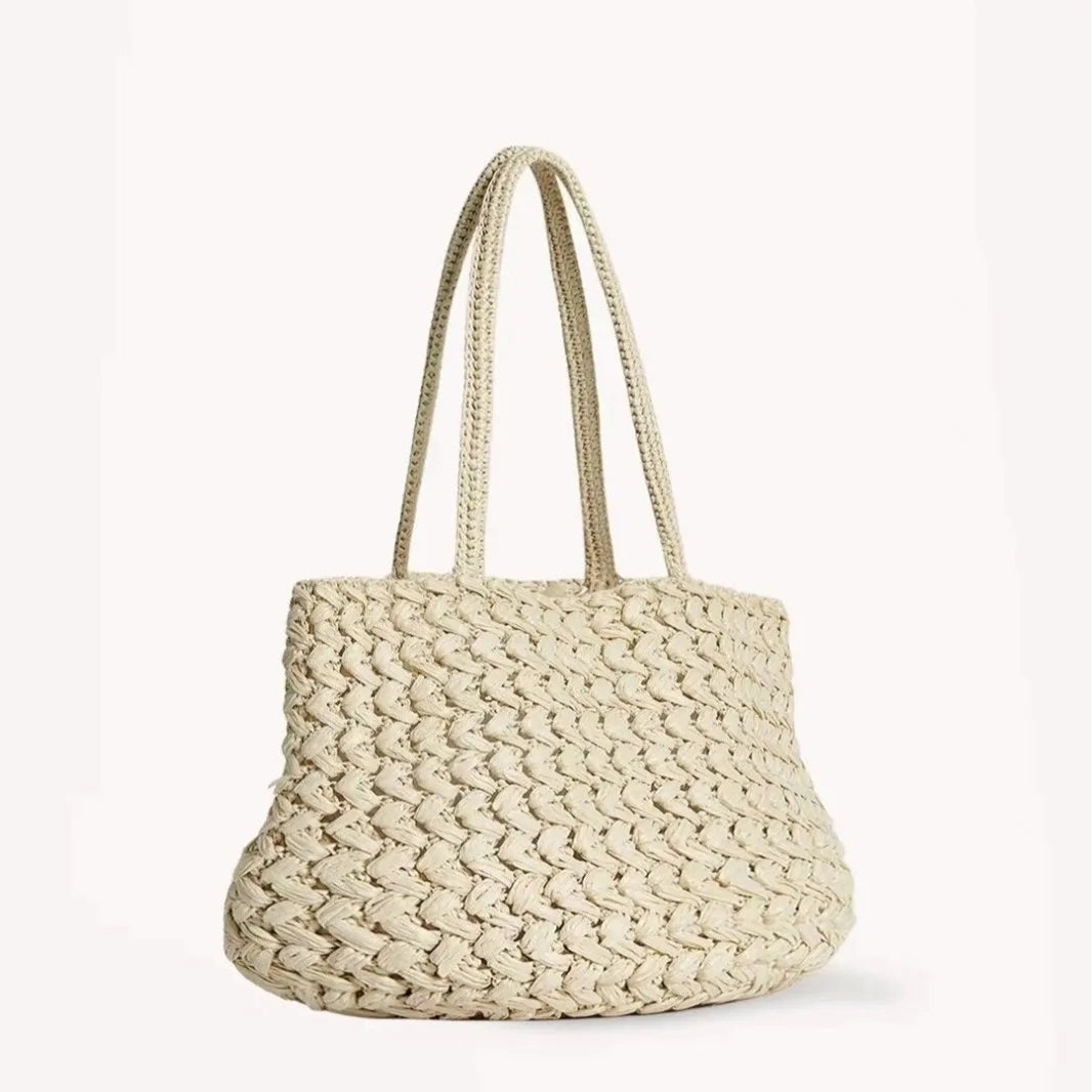 Handwoven Straw Tote