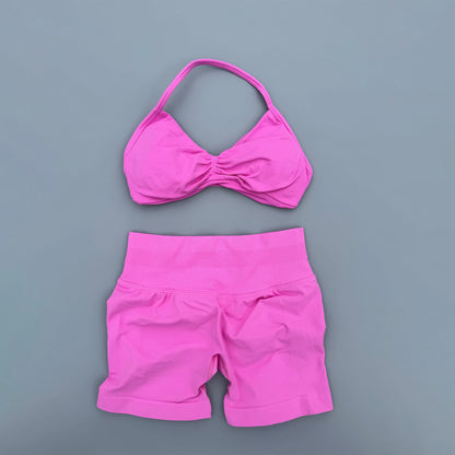 2 Pieces Yoga Gym Set Seamless