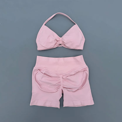 2 Pieces Yoga Gym Set Seamless