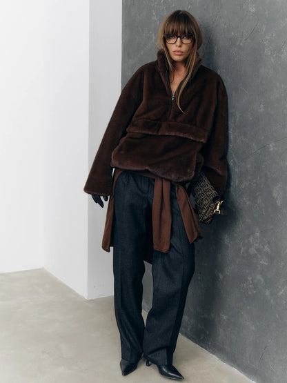 Faux Fur Coat