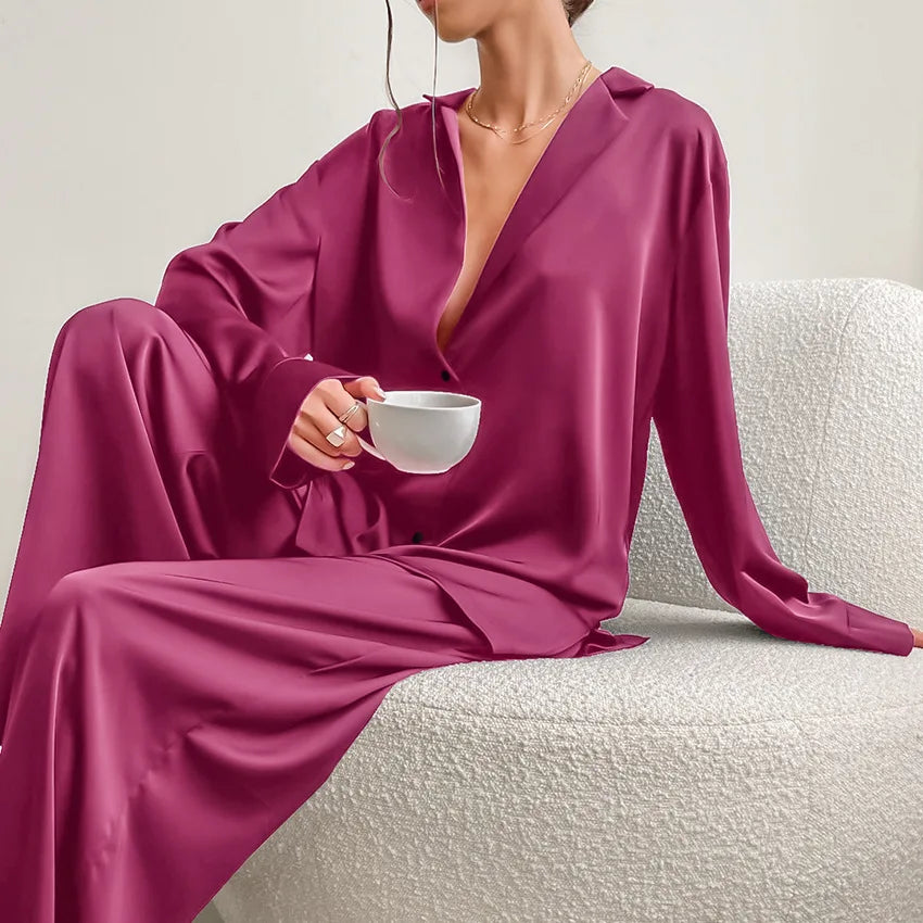 Two Pieces Women Pajama Set
