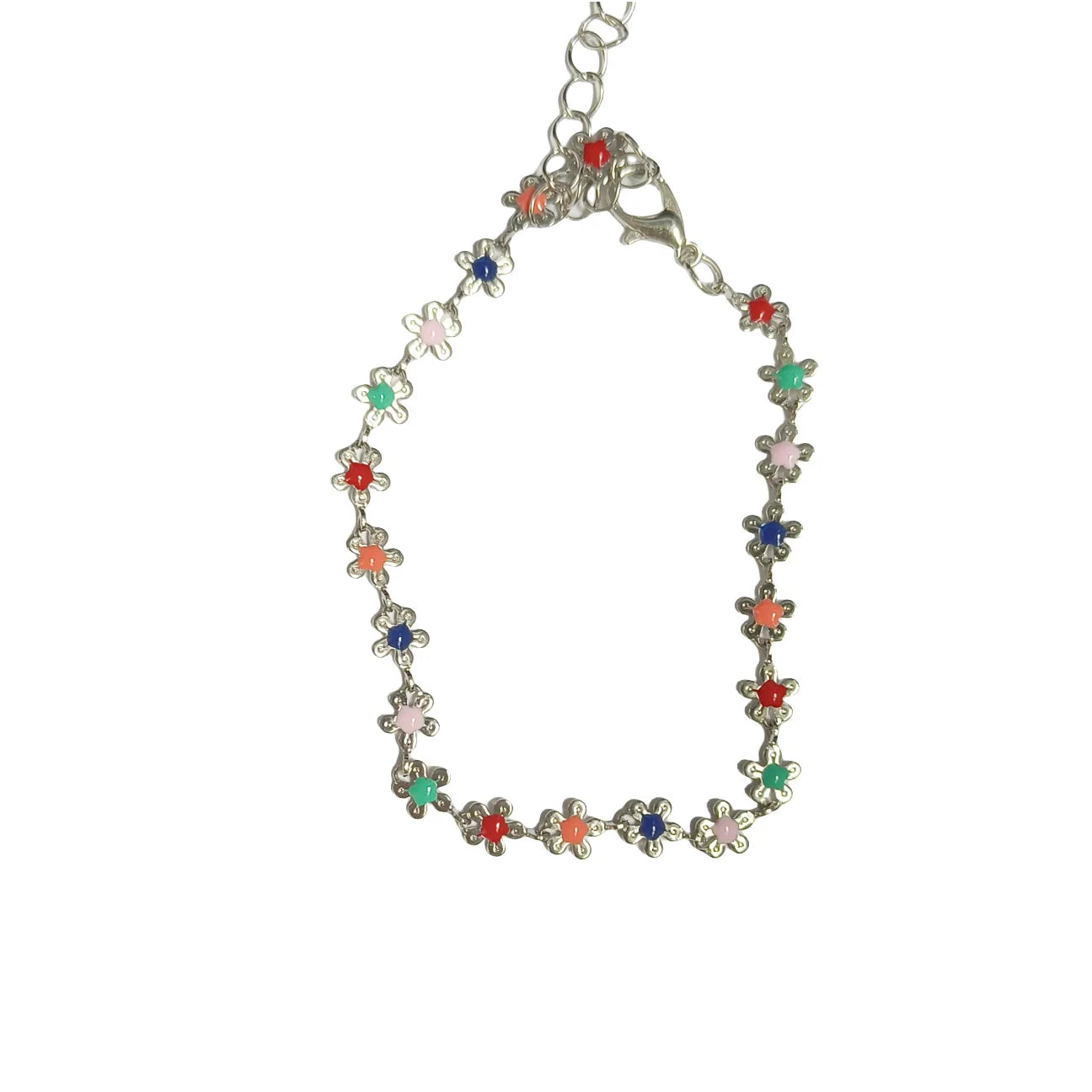t Sparkling Zircon Flower Bracelet