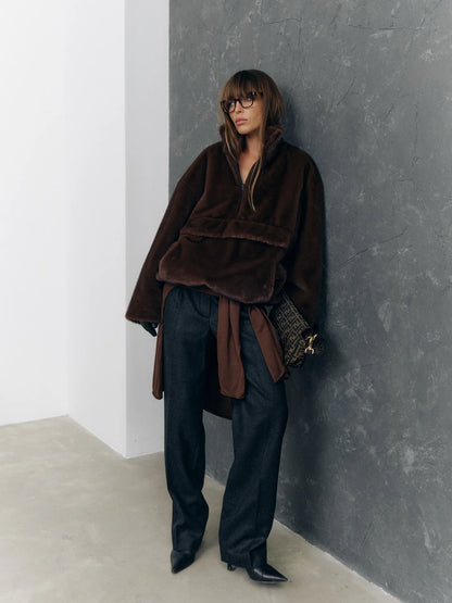 Faux Fur Coat