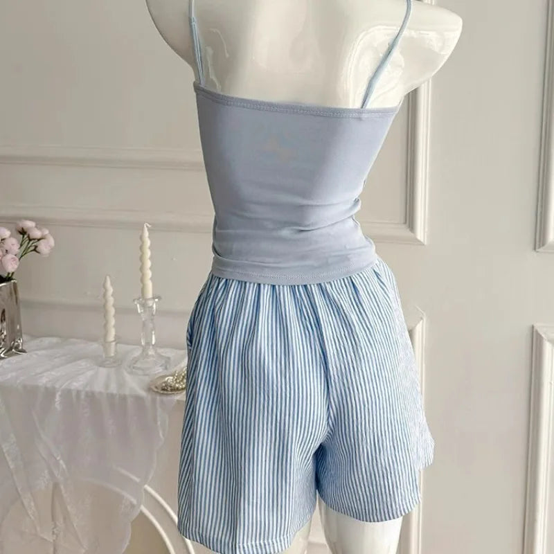 Striped pajama set