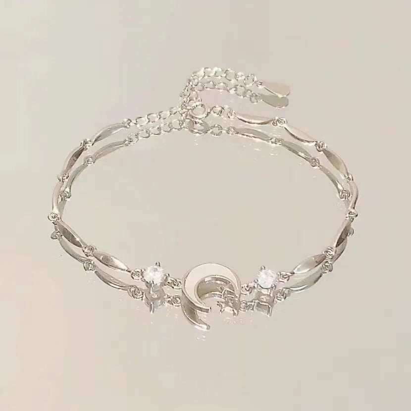 t Sparkling Zircon Flower Bracelet