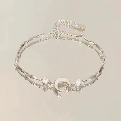 t Sparkling Zircon Flower Bracelet