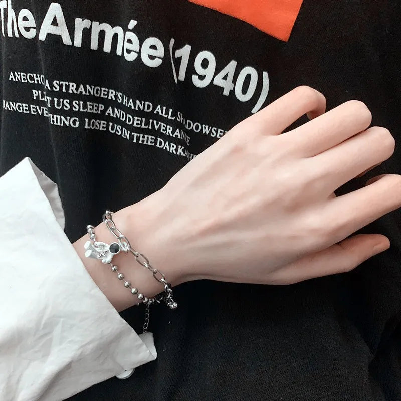 t Sparkling Zircon Flower Bracelet