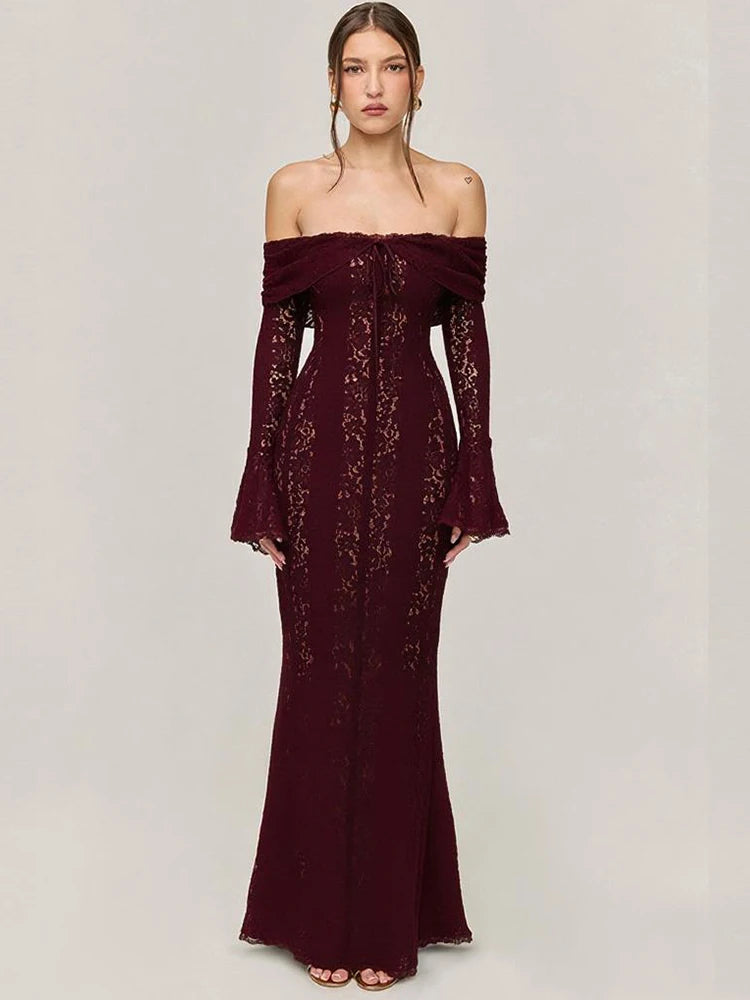 Suninheart White Evening Dress