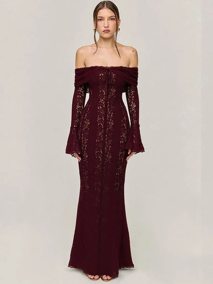 Suninheart White Evening Dress