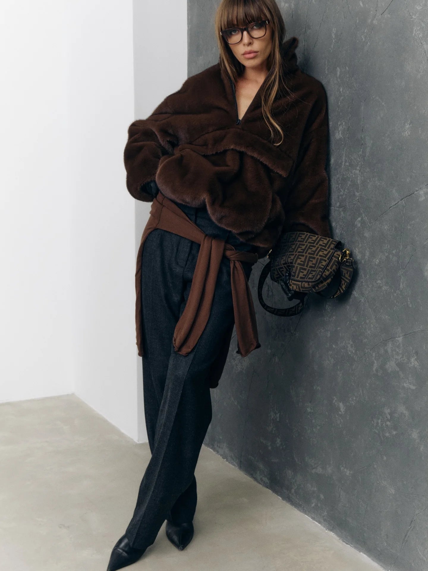 Faux Fur Coat