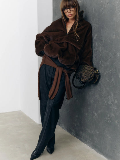 Faux Fur Coat