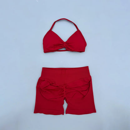 2 Pieces Yoga Gym Set Seamless