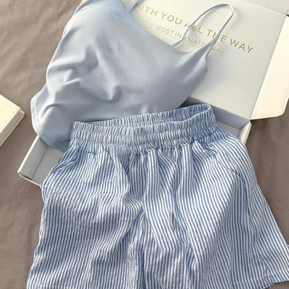 Striped pajama set