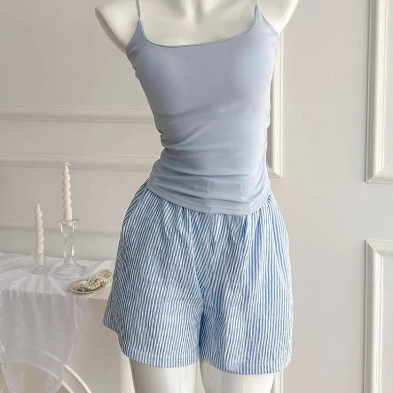 Striped pajama set