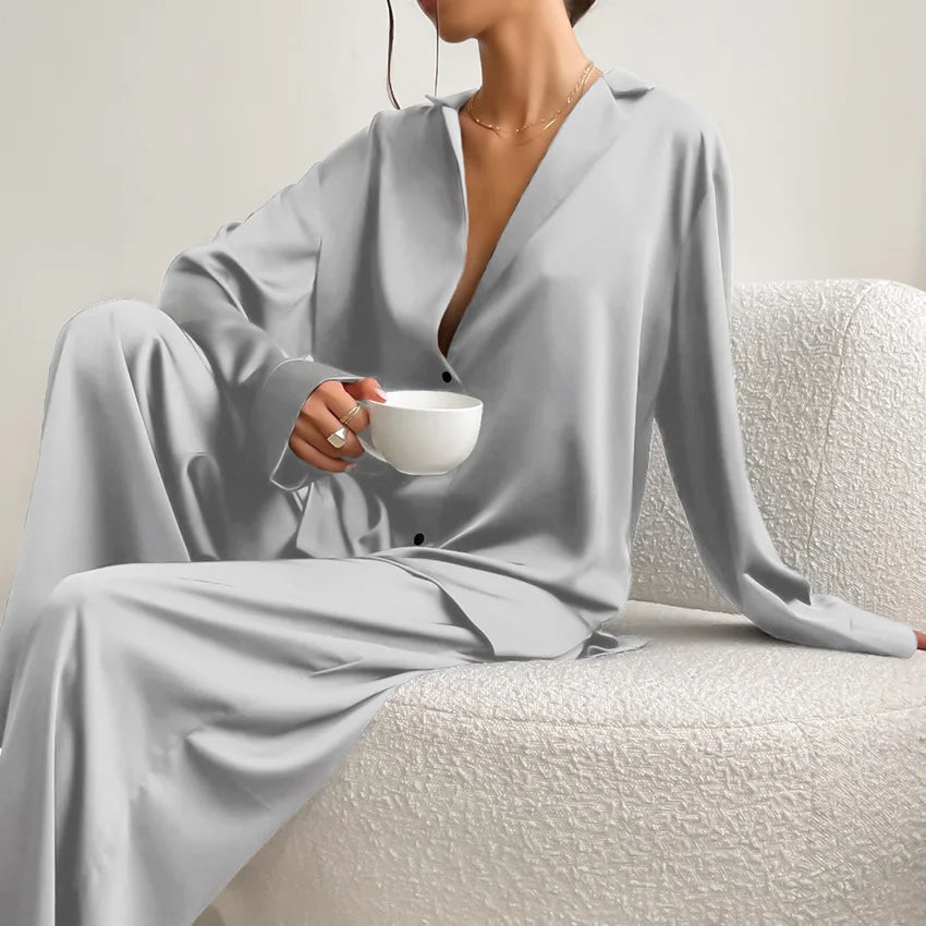 Two Pieces Women Pajama Set