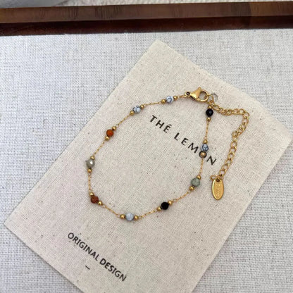 t Sparkling Zircon Flower Bracelet