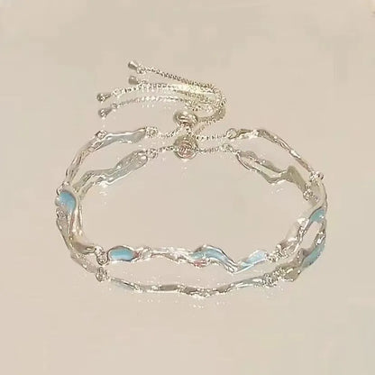 t Sparkling Zircon Flower Bracelet
