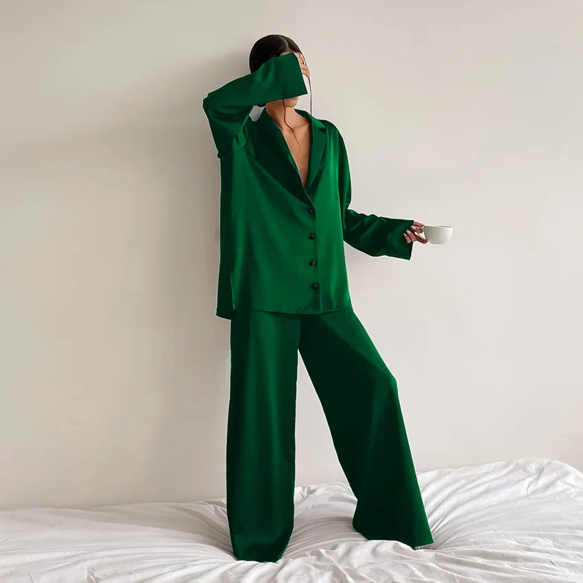 Two Pieces Women Pajama Set