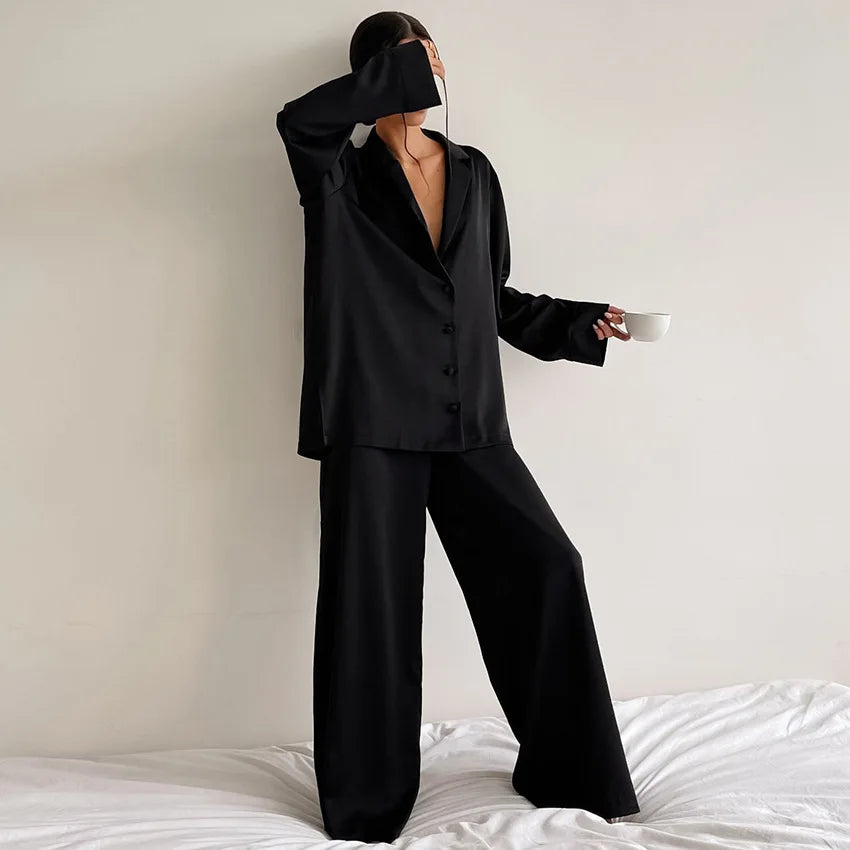 Two Pieces Women Pajama Set
