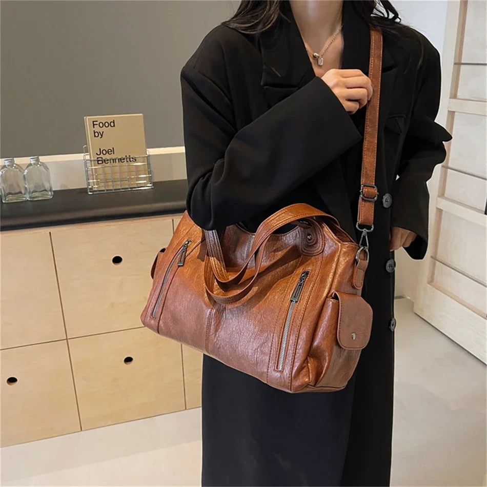 Vintage Sturdy Wear-Resistant Tote Bag