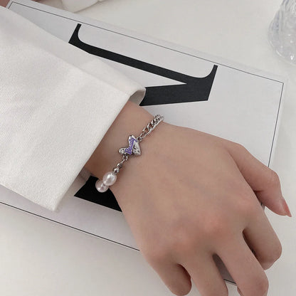 t Sparkling Zircon Flower Bracelet