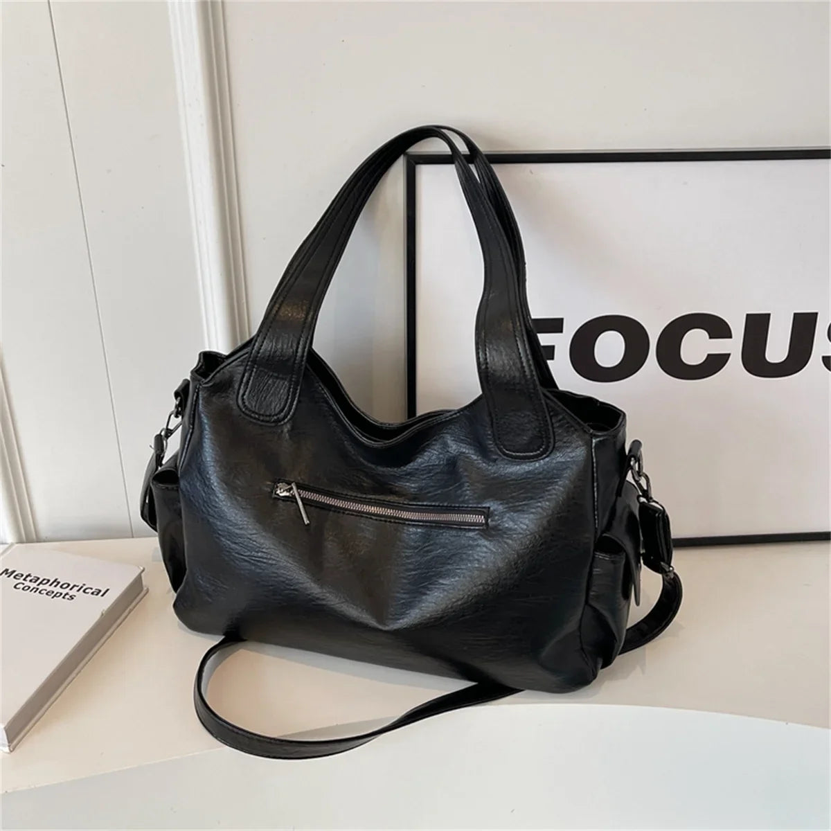 Vintage Sturdy Wear-Resistant Tote Bag