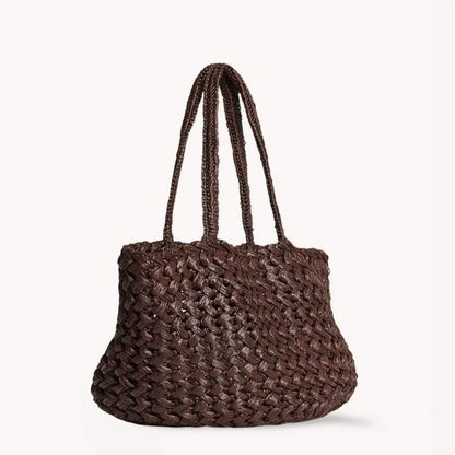 Handwoven Straw Tote