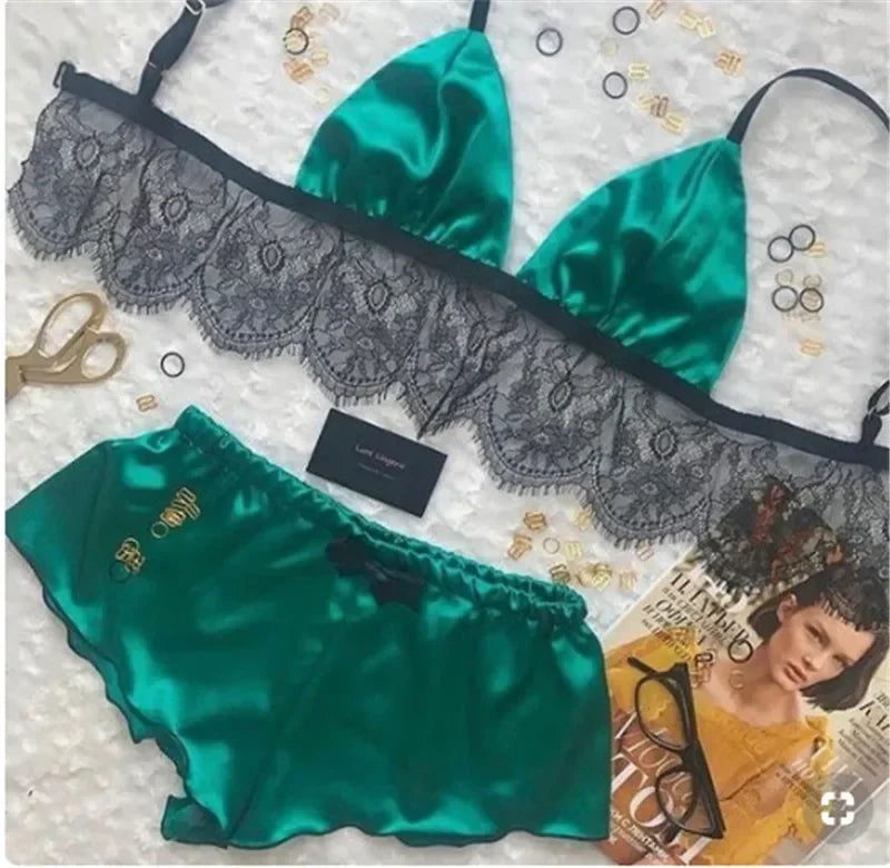 Satin Pajamas Set