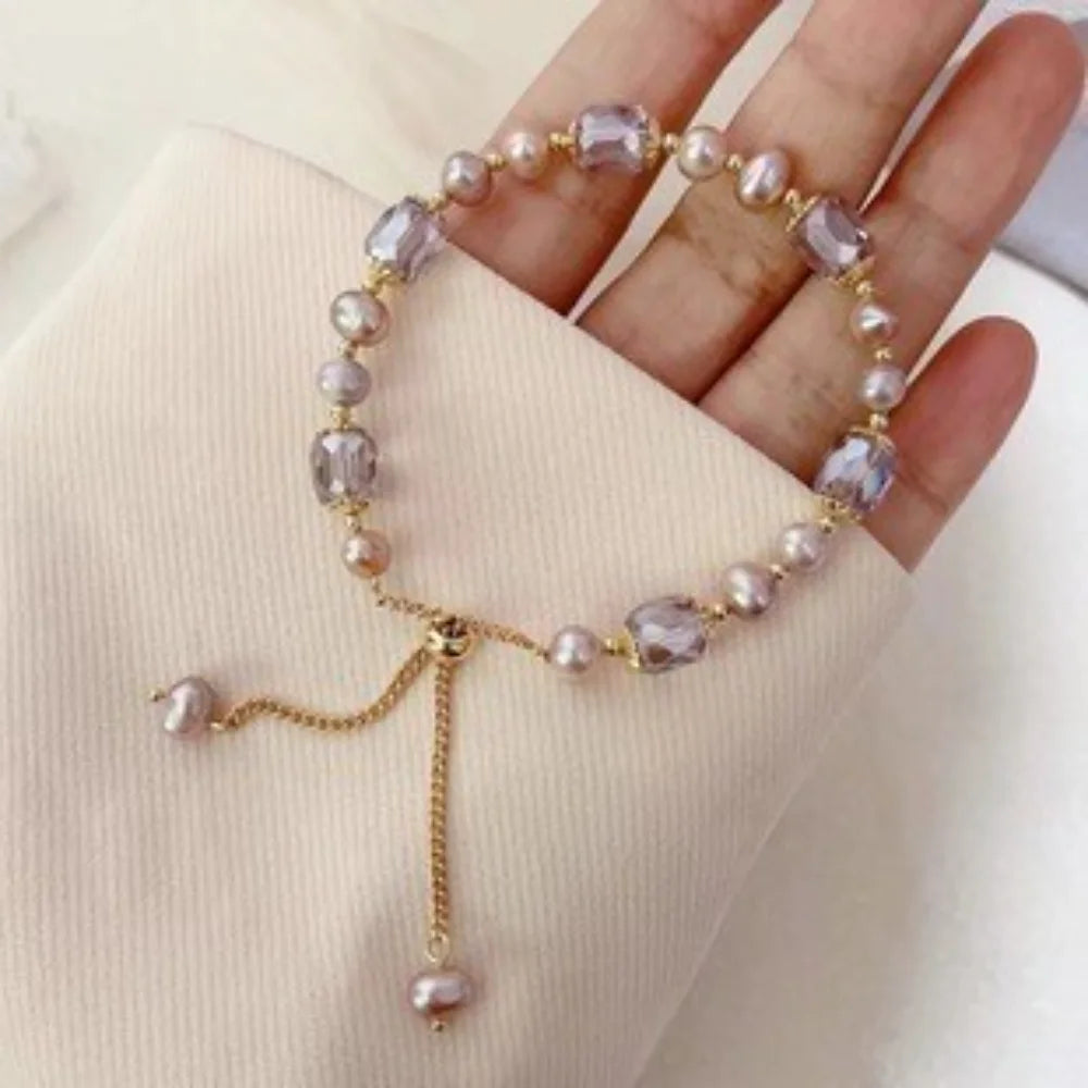 t Sparkling Zircon Flower Bracelet
