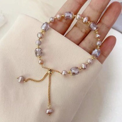 t Sparkling Zircon Flower Bracelet