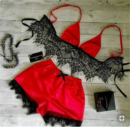 Satin Pajamas Set