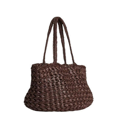 Handwoven Straw Tote