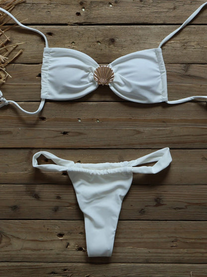 Sexy 2 peice Shell Micro Bikini