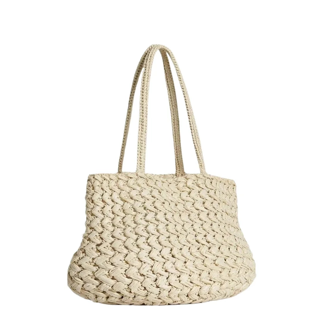 Handwoven Straw Tote