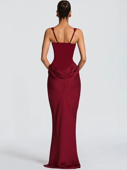 Mozision Elegant Backless Sexy Maxi Dress