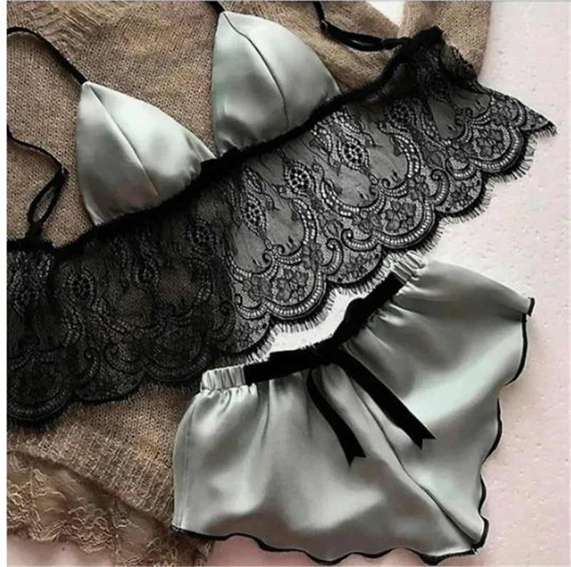 Satin Pajamas Set